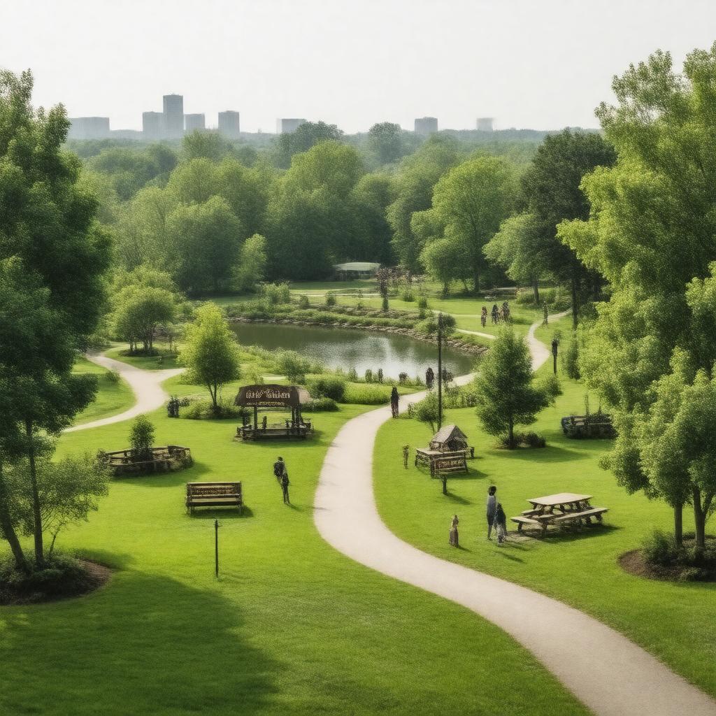 AI-created image of Dobbs Park