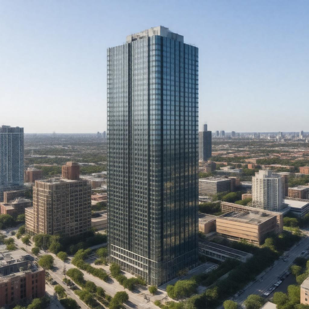 Click to view larger image AI-created image of Dobie Center