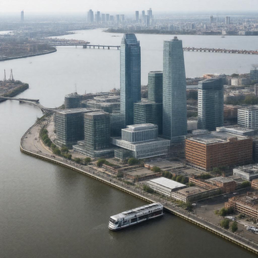 AI-created image of Docklands