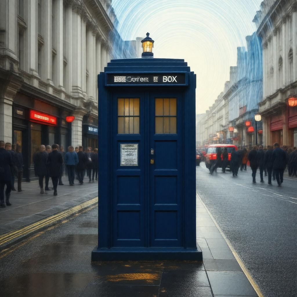 AI-created image of Doctor Who TV series