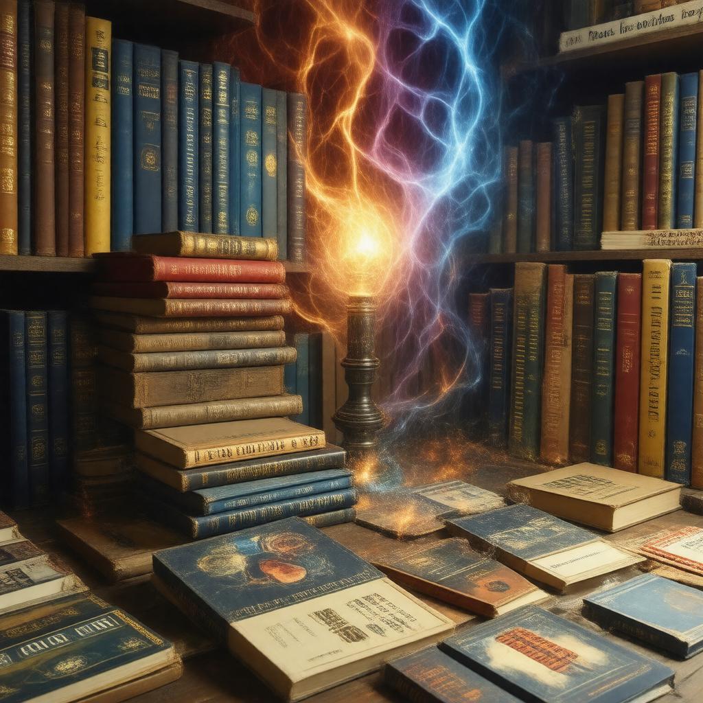AI-created image of Doctor Who novels
