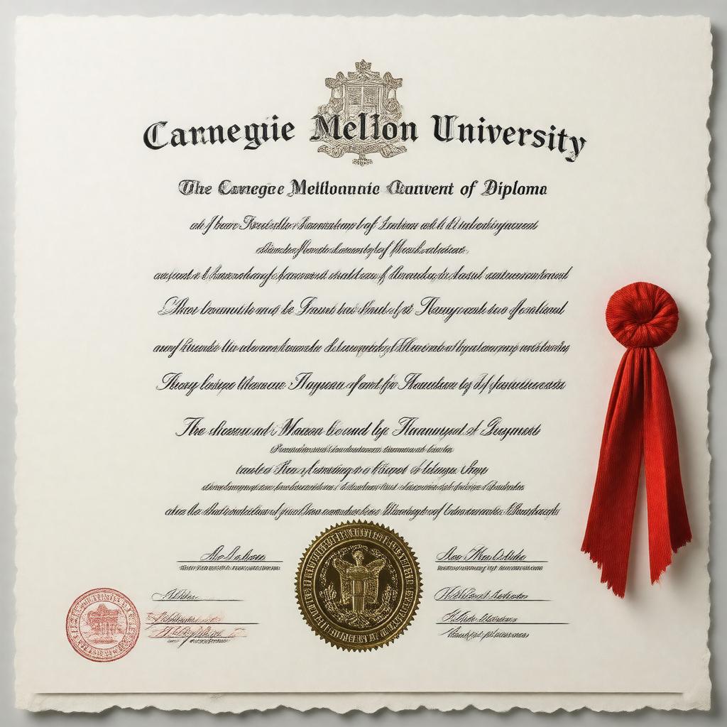 AI-created image of Doctor of Laws, Carnegie Mellon University