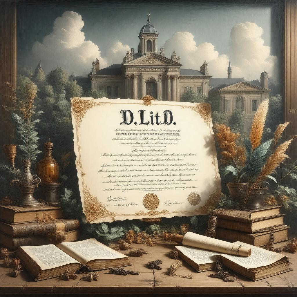 Click to view larger image AI-created image of Doctor of Letters