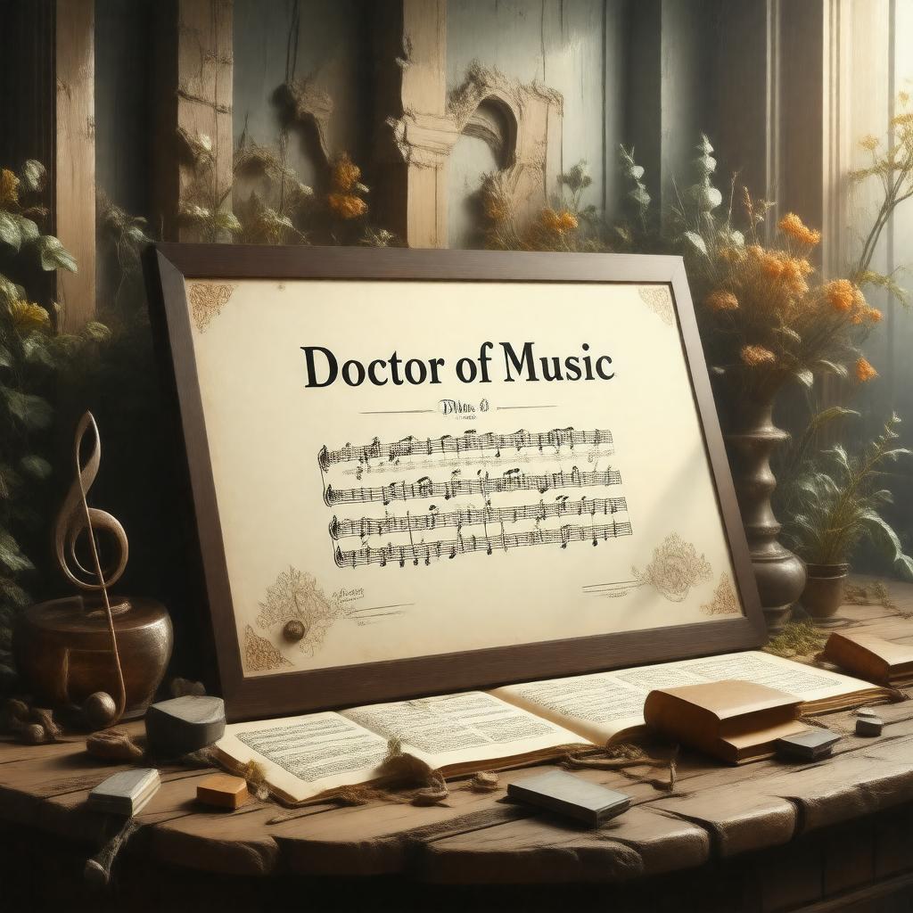 AI-created image of Doctor of Music