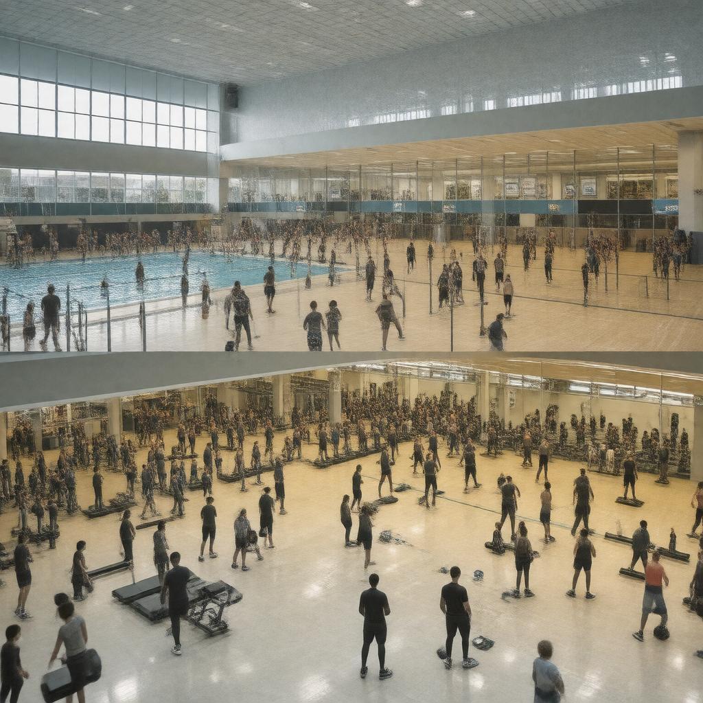 AI-created image of Dodge Fitness Center