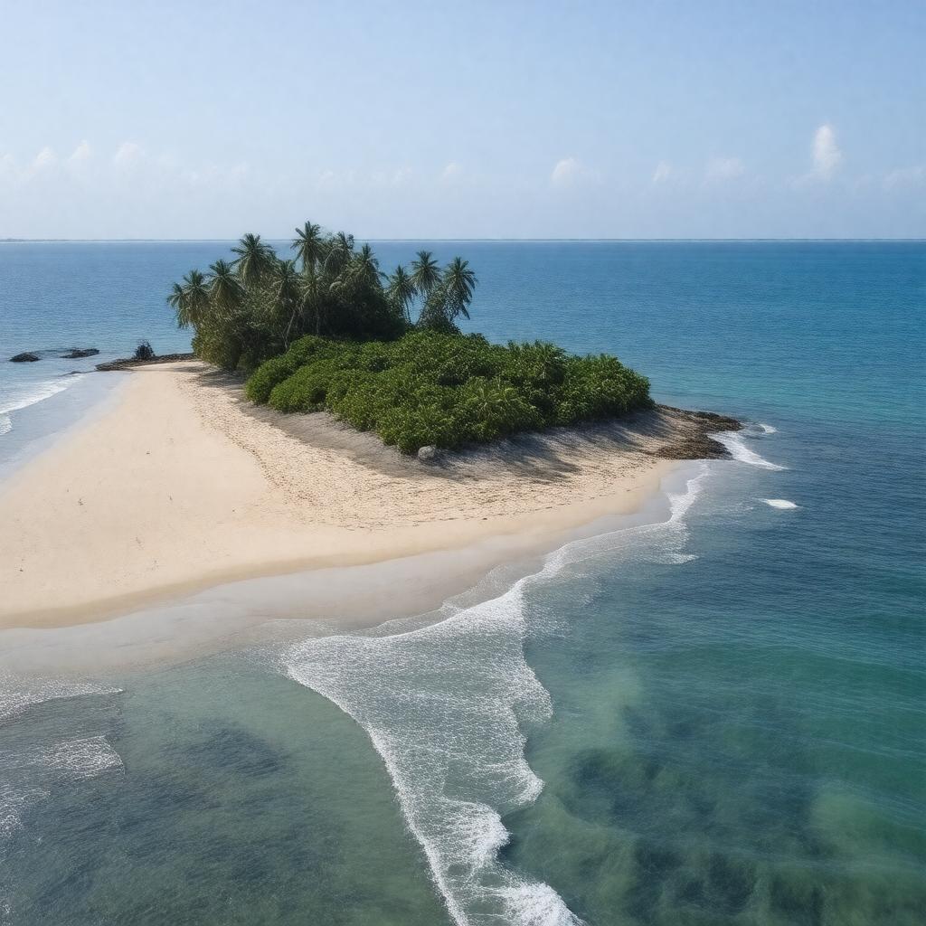 AI-created image of Dog Island