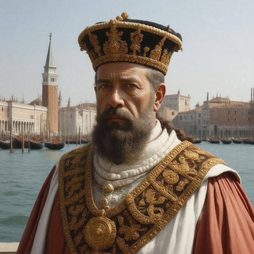 Click to view larger image AI-created image of Doge of Venice
