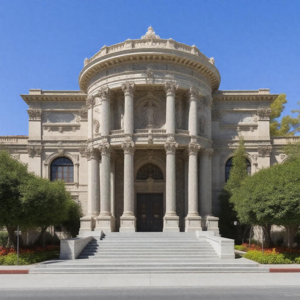 AI-created image of Doheny Memorial Library