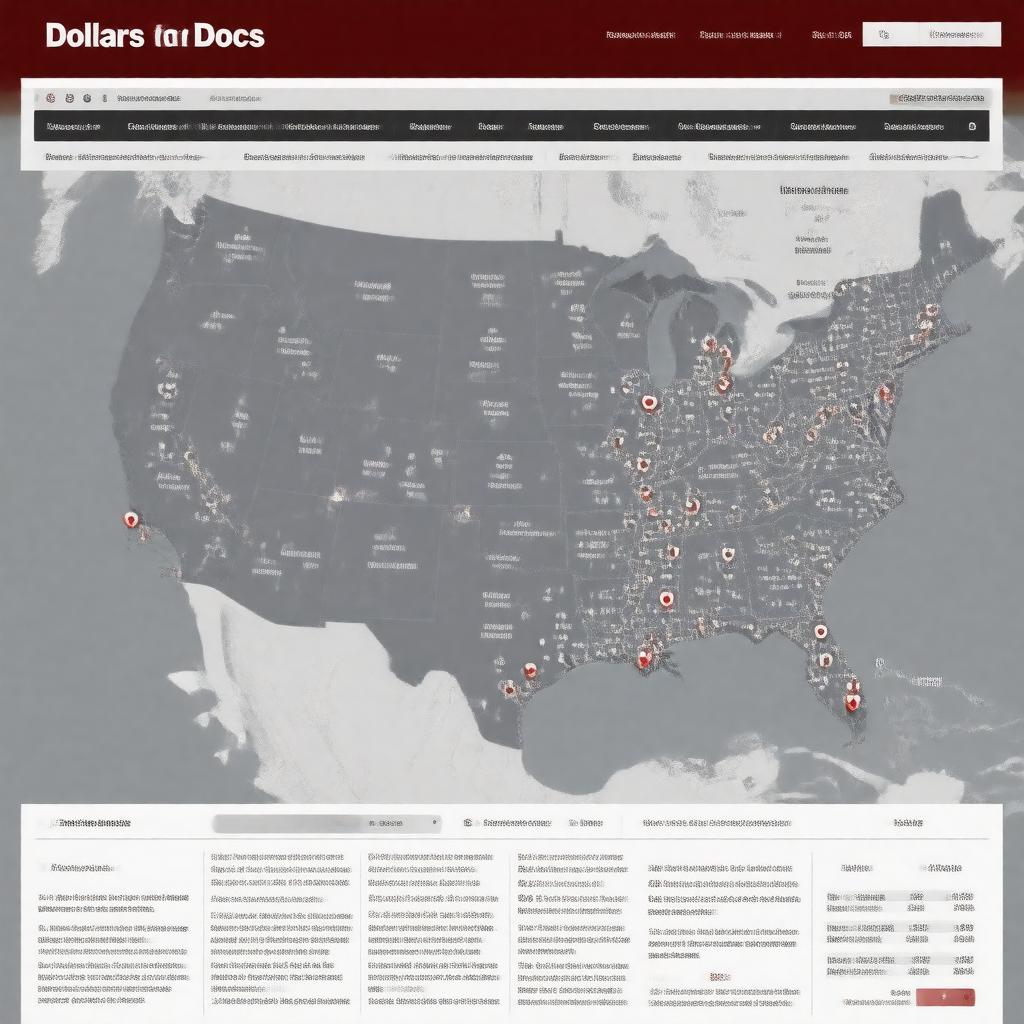 Click to view larger image AI-created image of Dollars for Docs