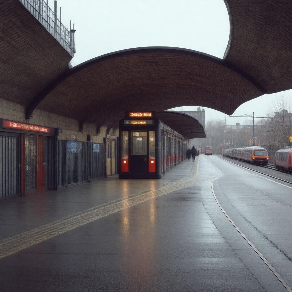 AI-created image of Dollis Hill station