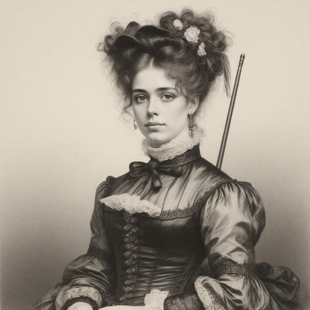 AI-created image of Dolly Varden