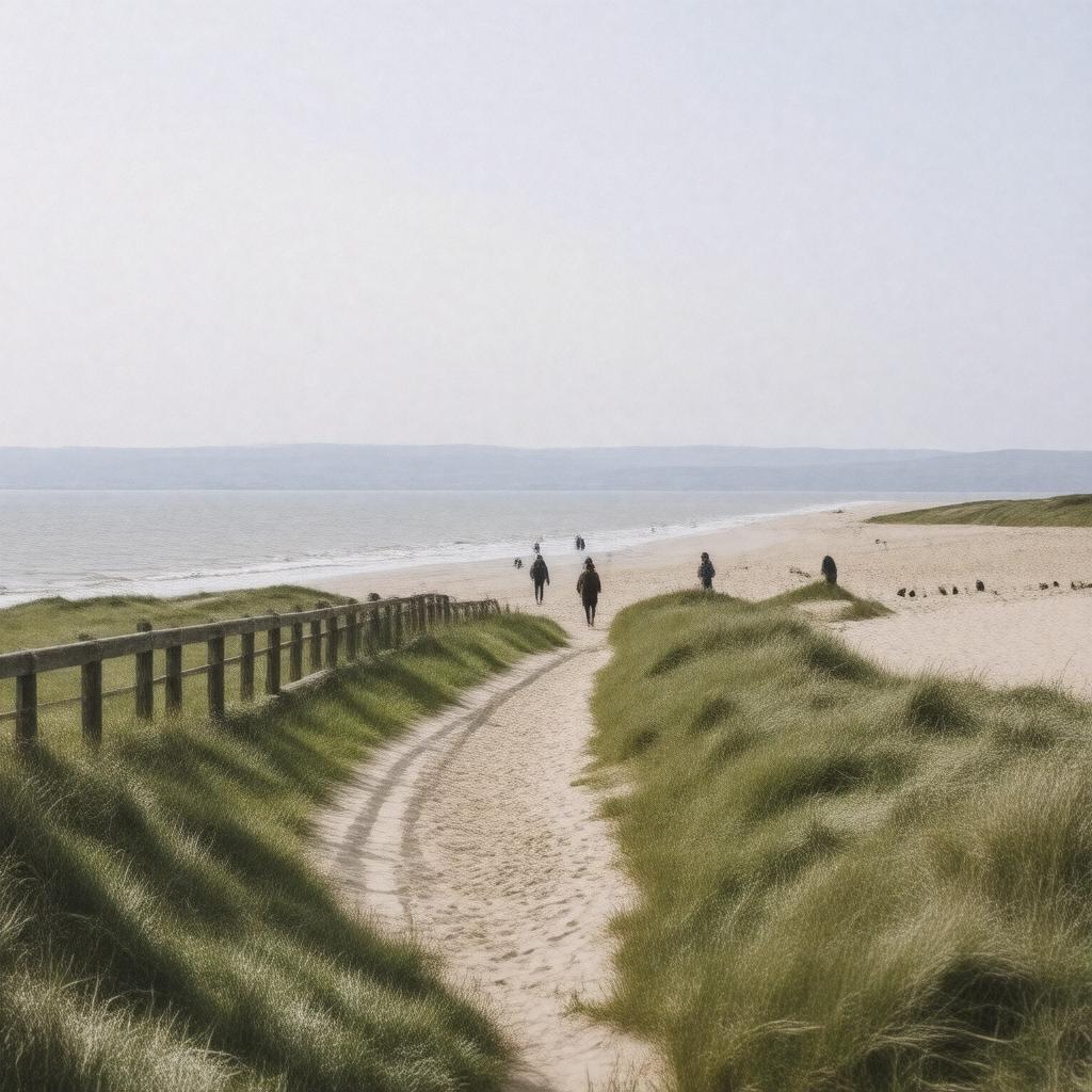 Click to view larger image AI-created image of Dollymount Strand