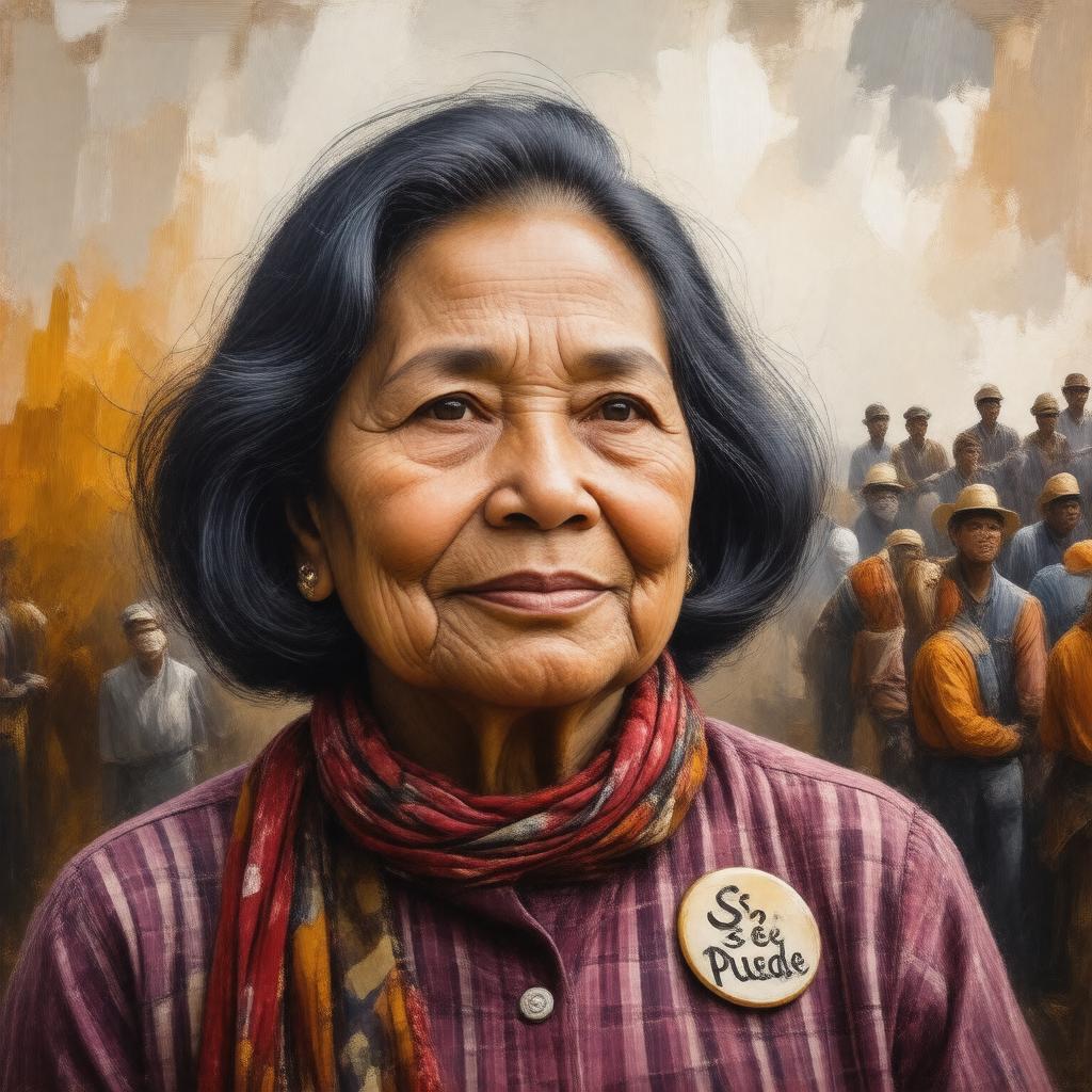 AI-created image of Dolores Huerta
