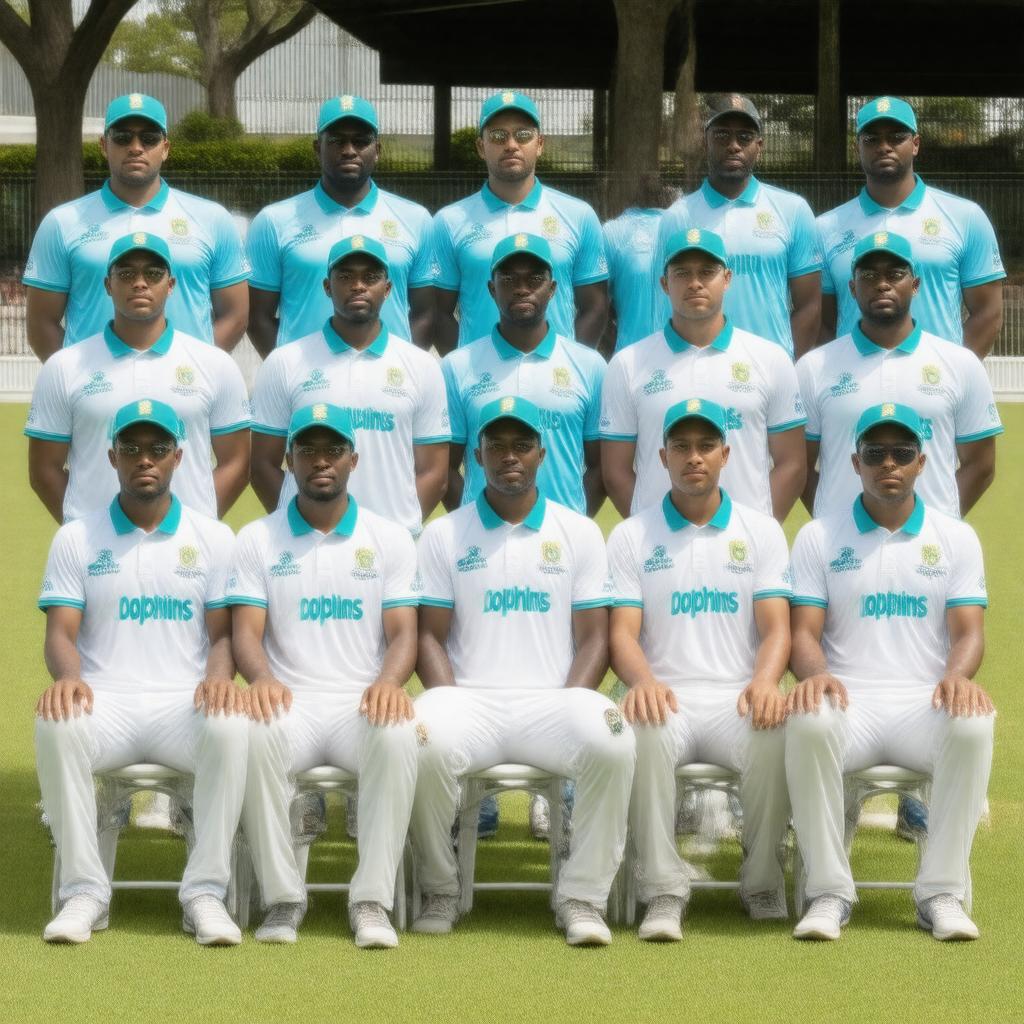 AI-created image of Dolphins cricket team