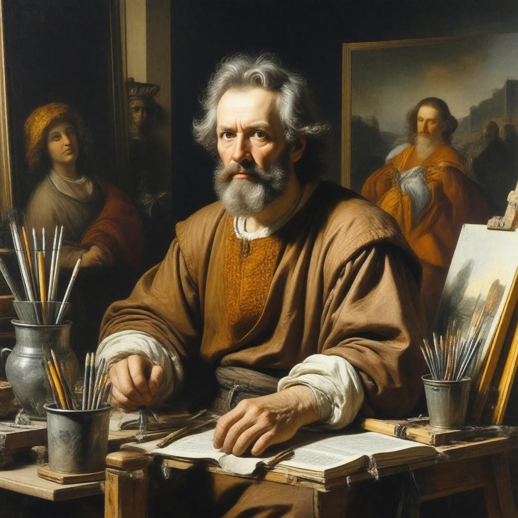 AI-created image of Domenichino