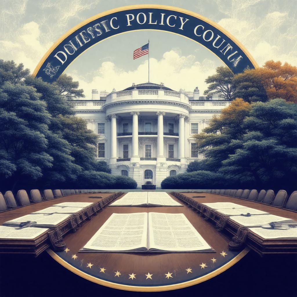 Click to view larger image AI-created image of Domestic Policy Council
