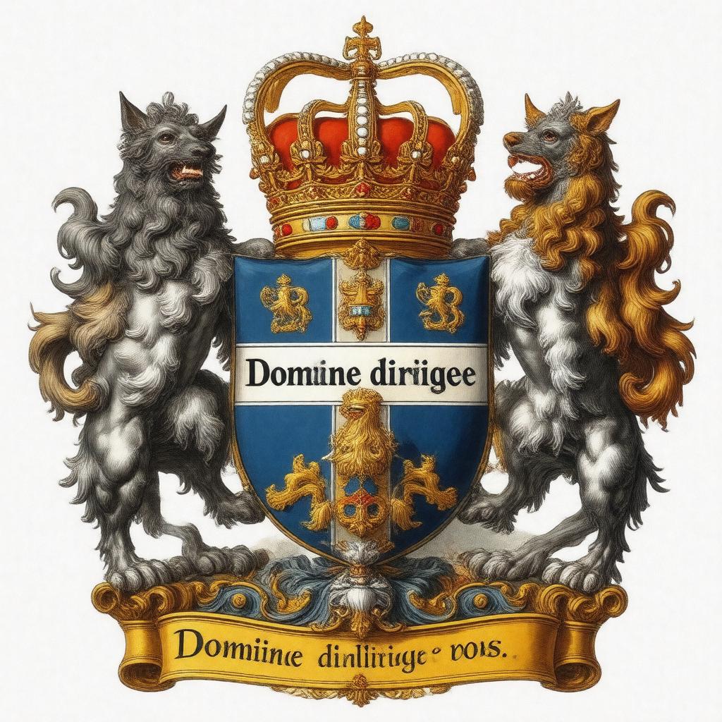 AI-created image of Domine dirige nos