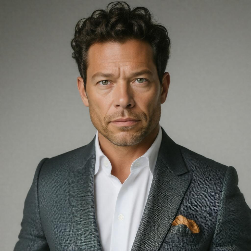 AI-created image of Dominic West