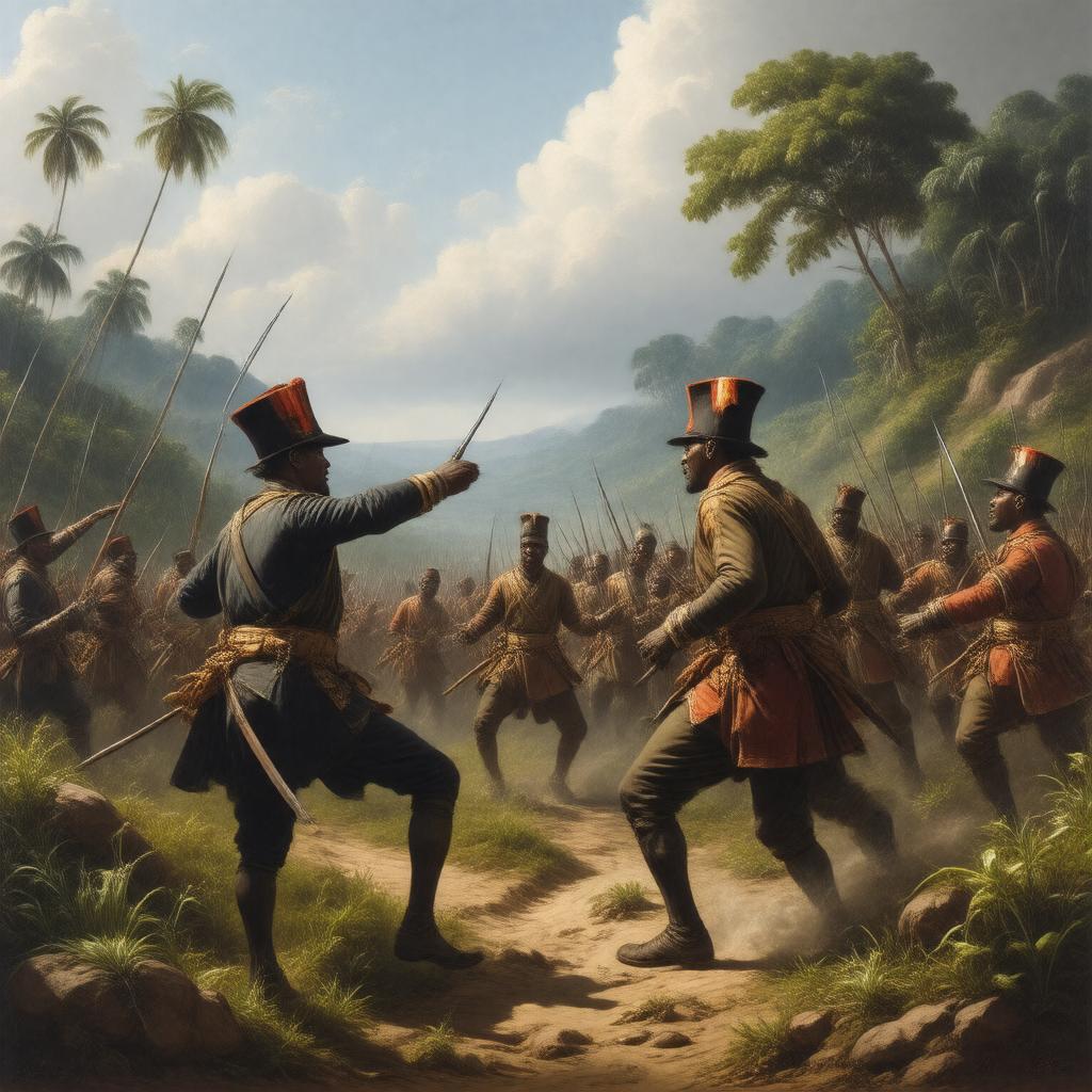AI-created image of Dominican War of Independence