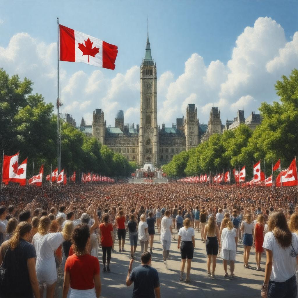 AI-created image of Dominion Day