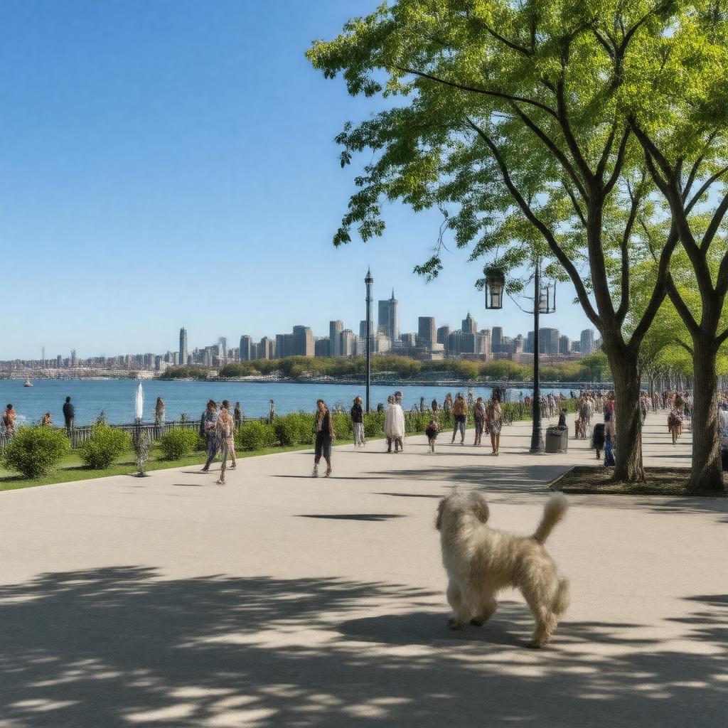 AI-created image of Domino Park