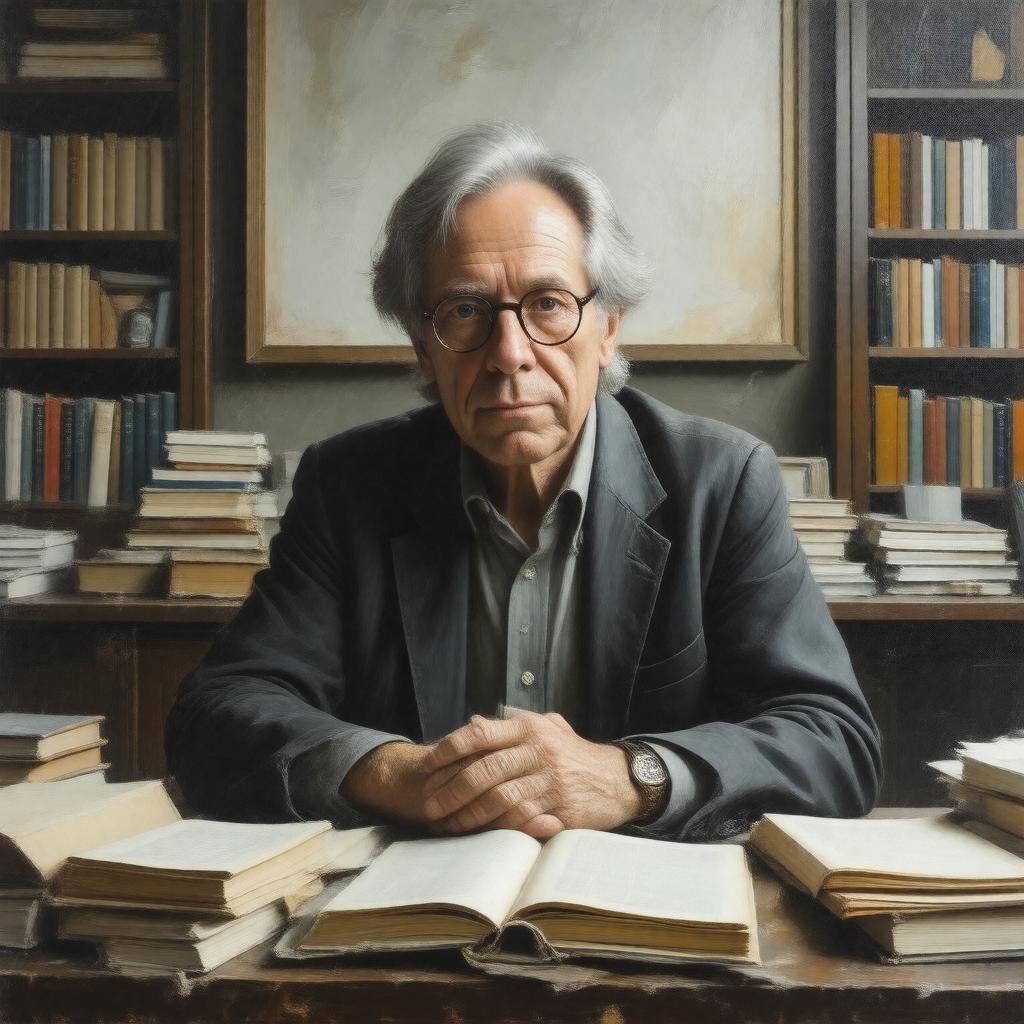 AI-created image of Don DeLillo