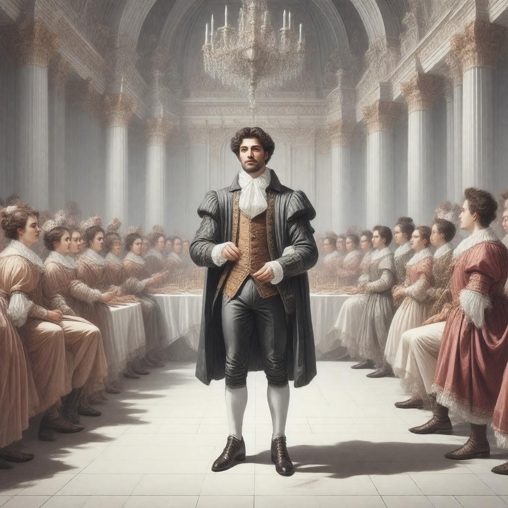 Click to view larger image AI-created image of Don Juan (Molière)