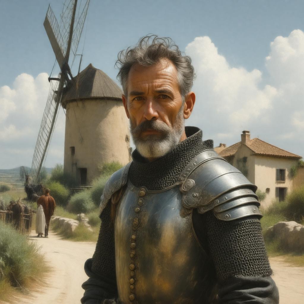 AI-created image of Don Quixote