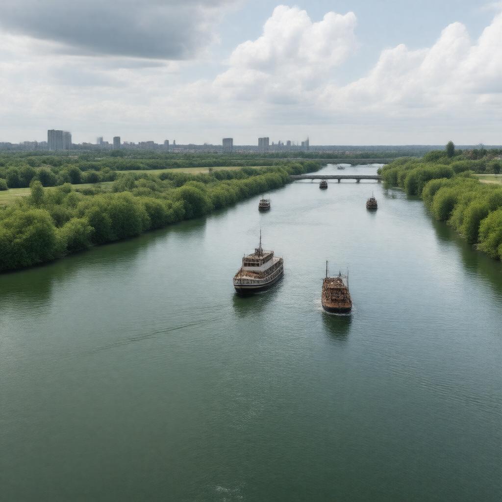 AI-created image of Don River