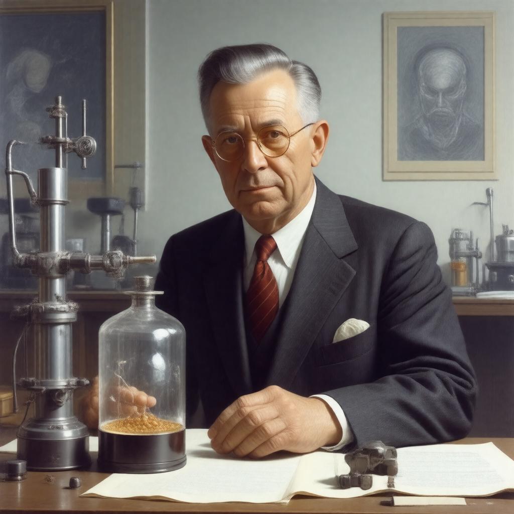 AI-created image of Donald A. Glaser