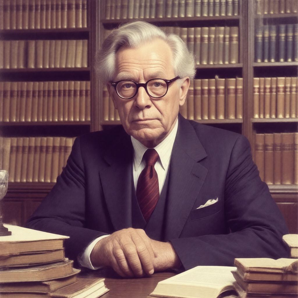 AI-created image of Donald Davidson