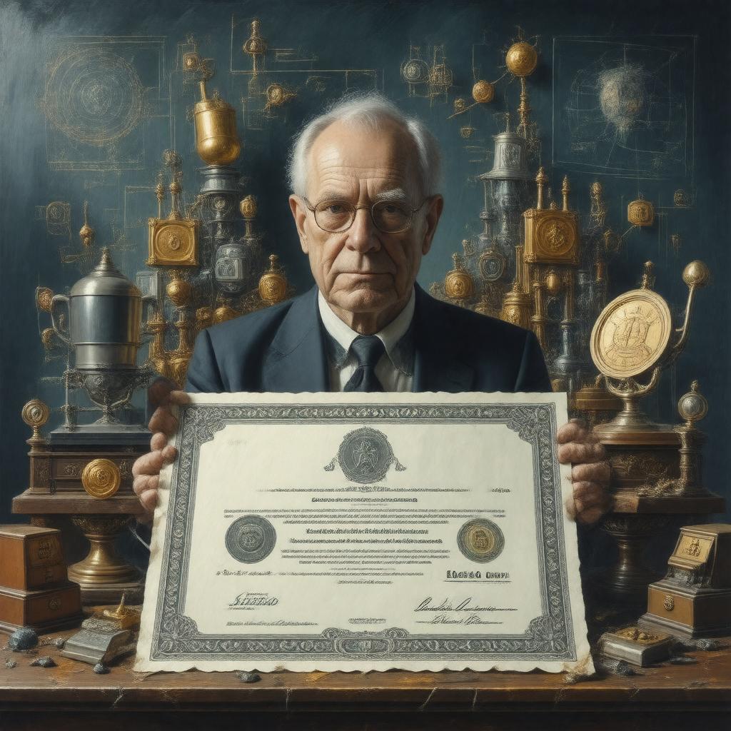 Click to view larger image AI-created image of Donald E. Knuth Prize