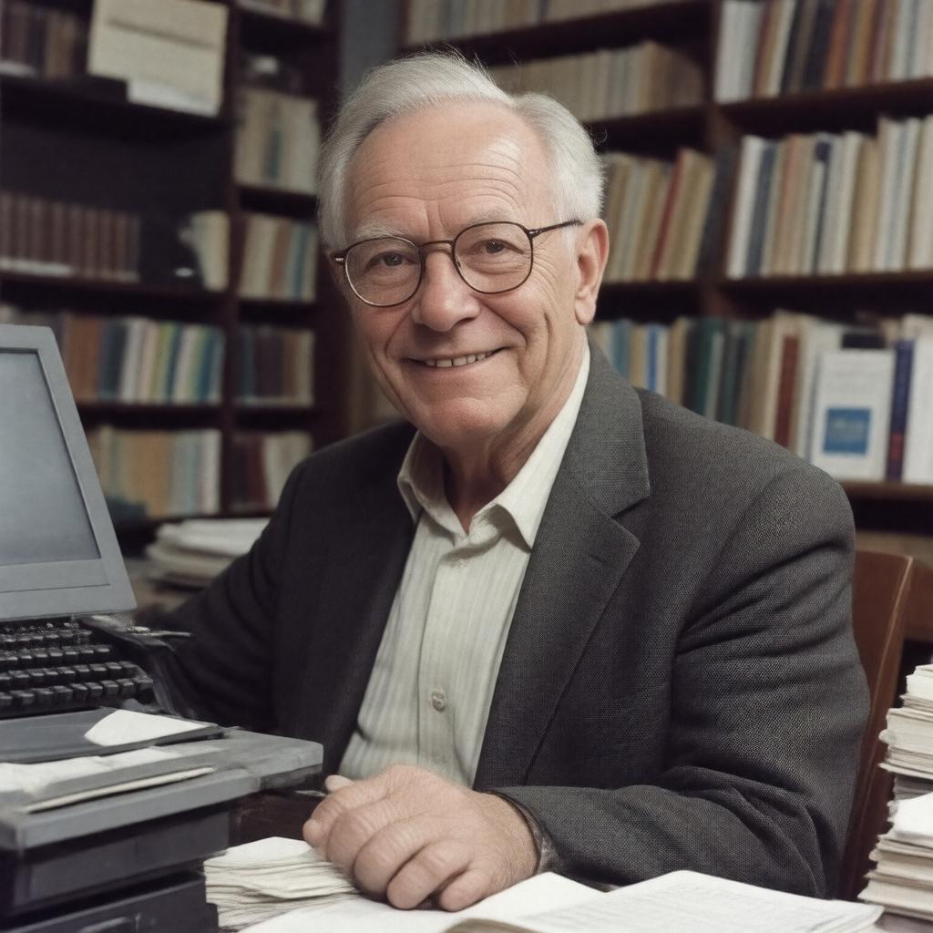 AI-created image of Donald Knuth