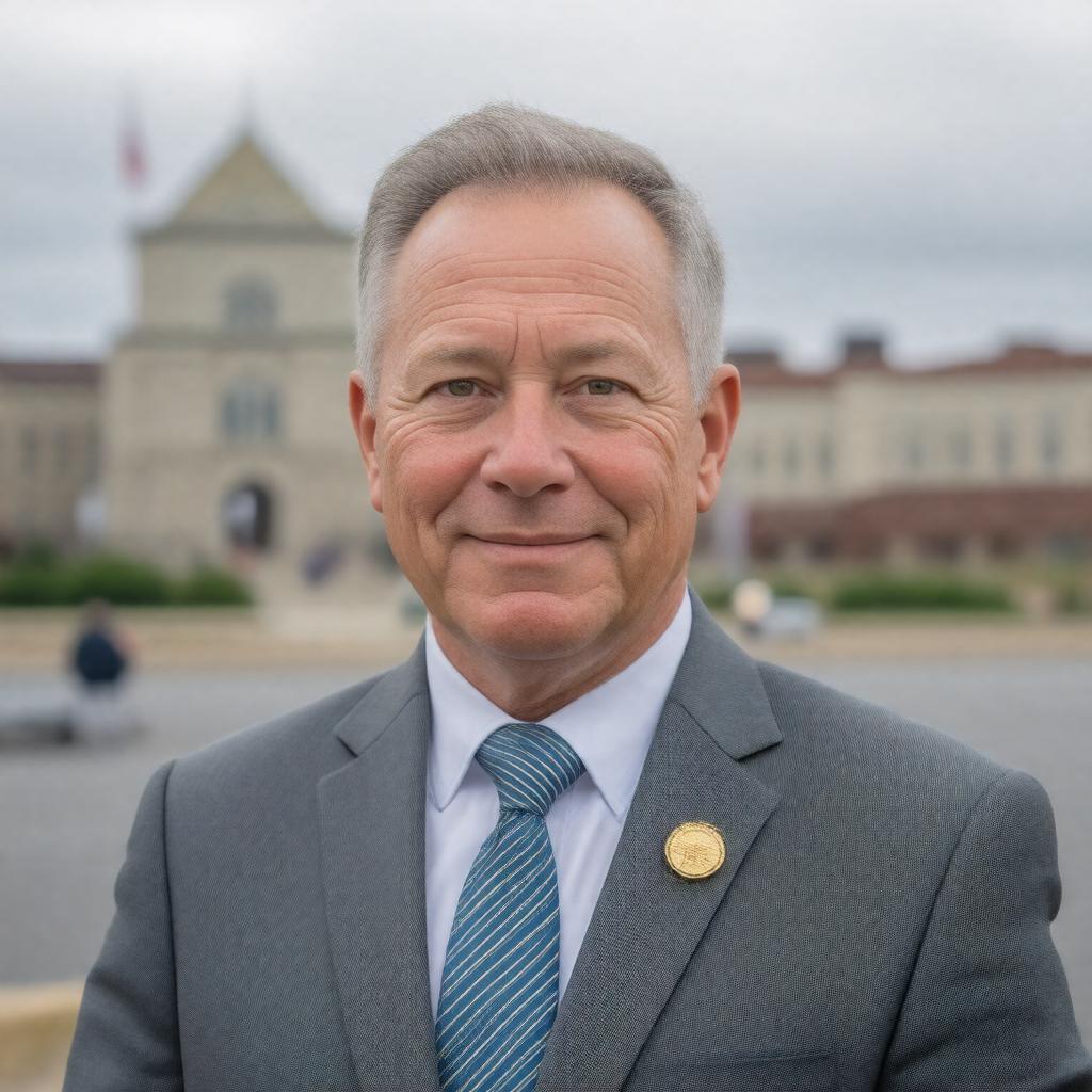 AI-created image of Donald R. Grebien