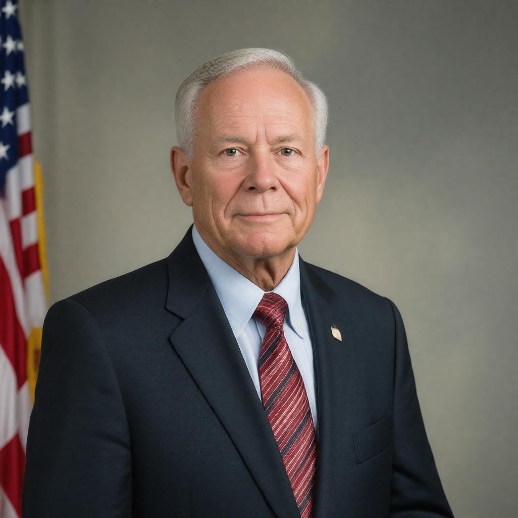 Click to view larger image AI-created image of Donald Wildmon