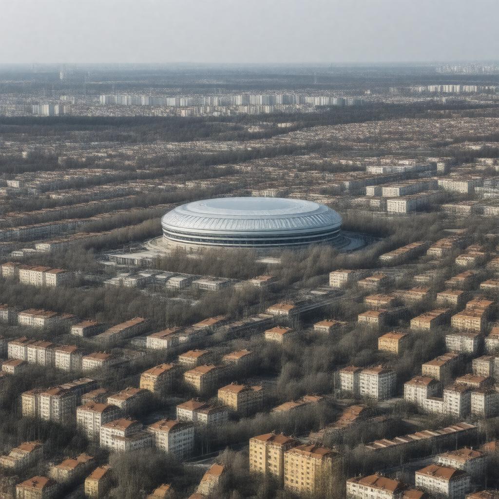 AI-created image of Donetsk, Ukraine