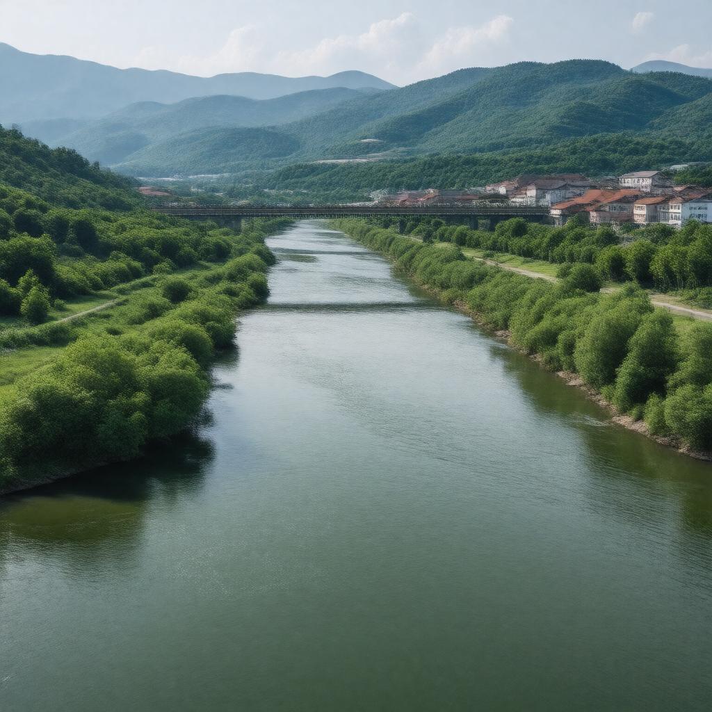 Click to view larger image AI-created image of Dongcheon River