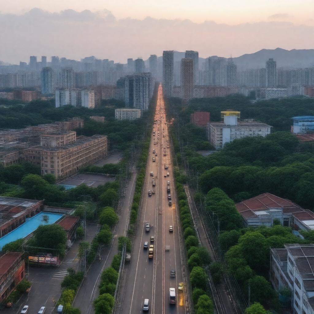 AI-created image of Dongguan