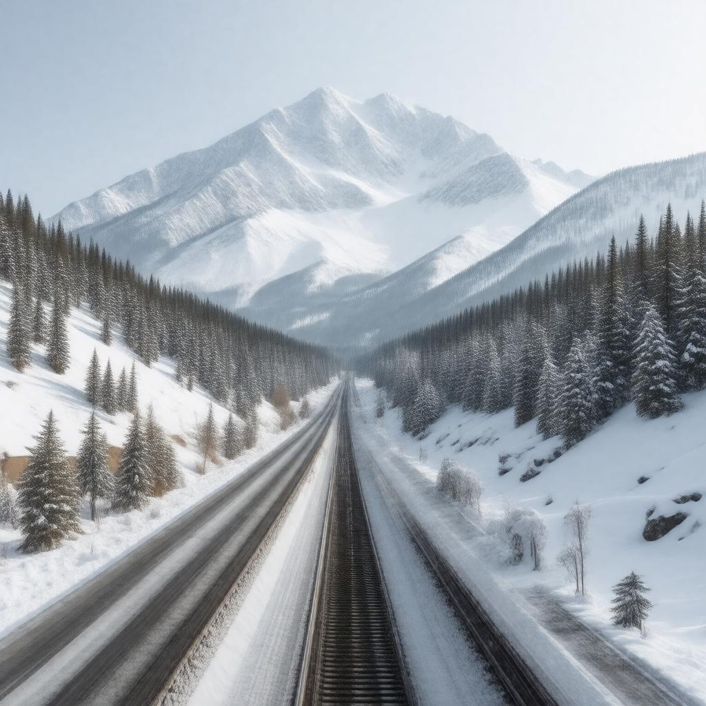AI-created image of Donner Pass