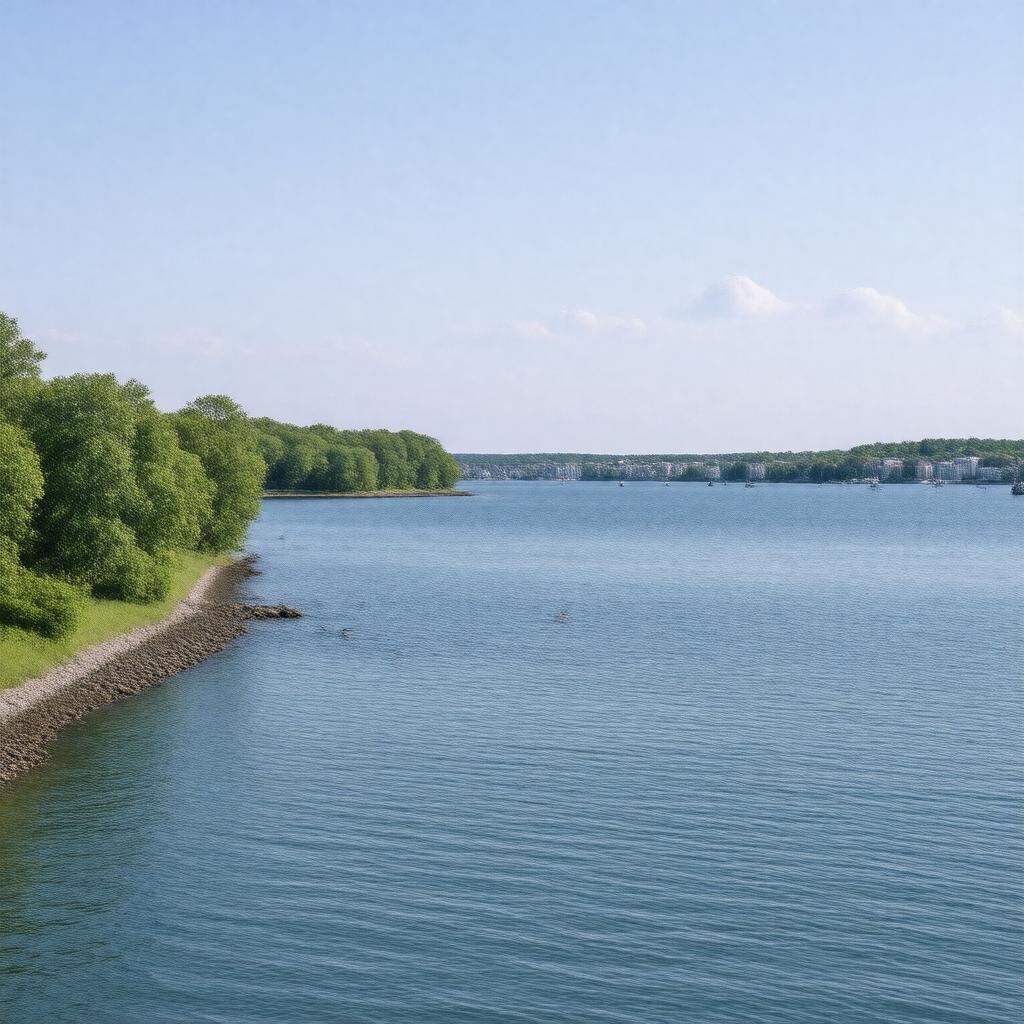 AI-created image of Dorchester Bay