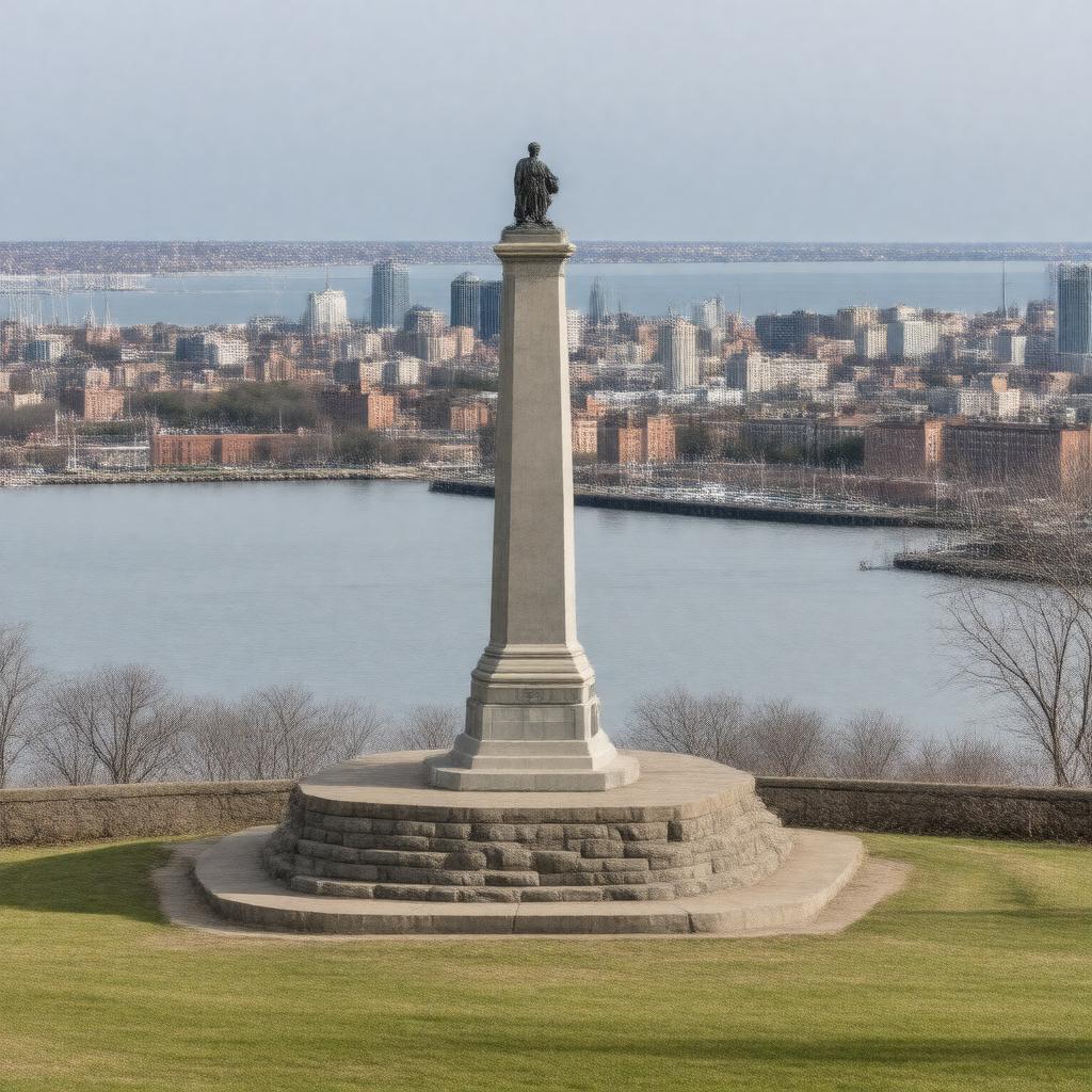 Click to view larger image AI-created image of Dorchester Heights