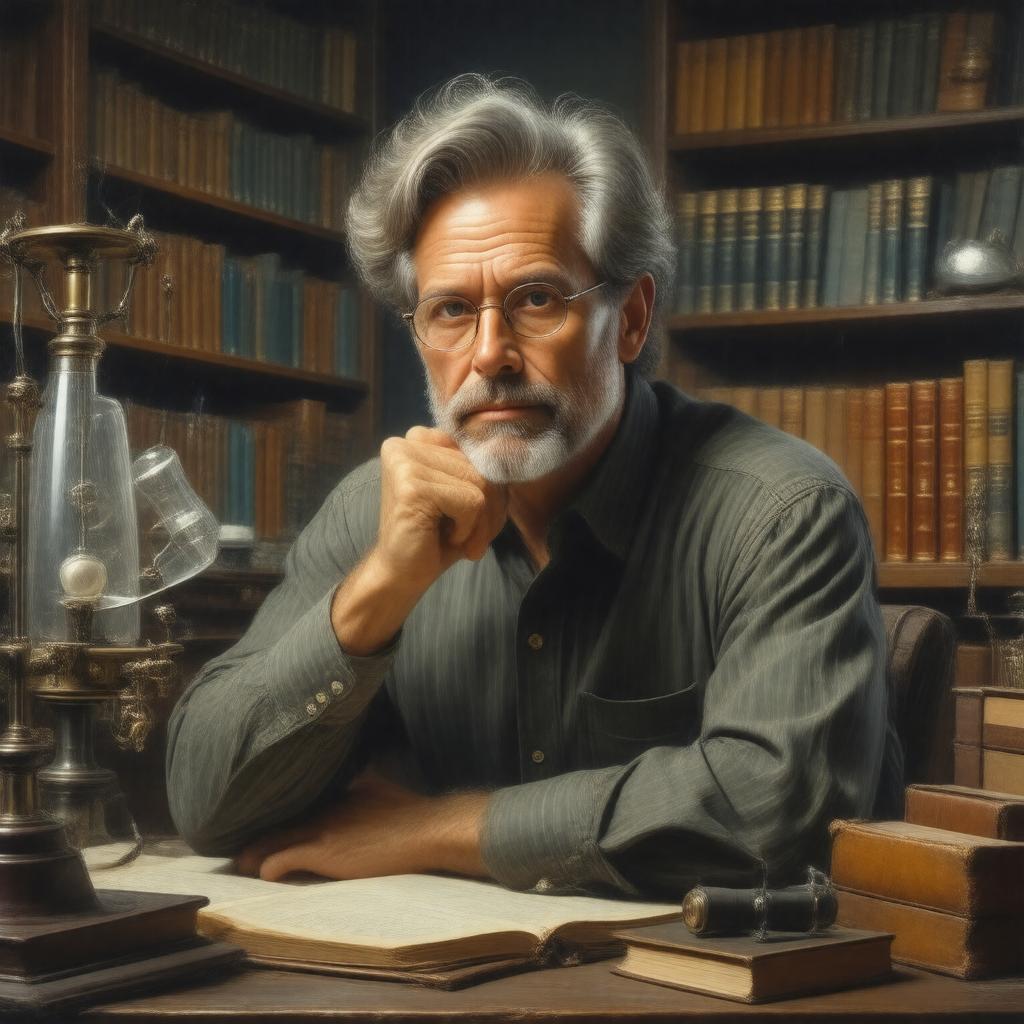 Click to view larger image AI-created image of Dorian Sagan