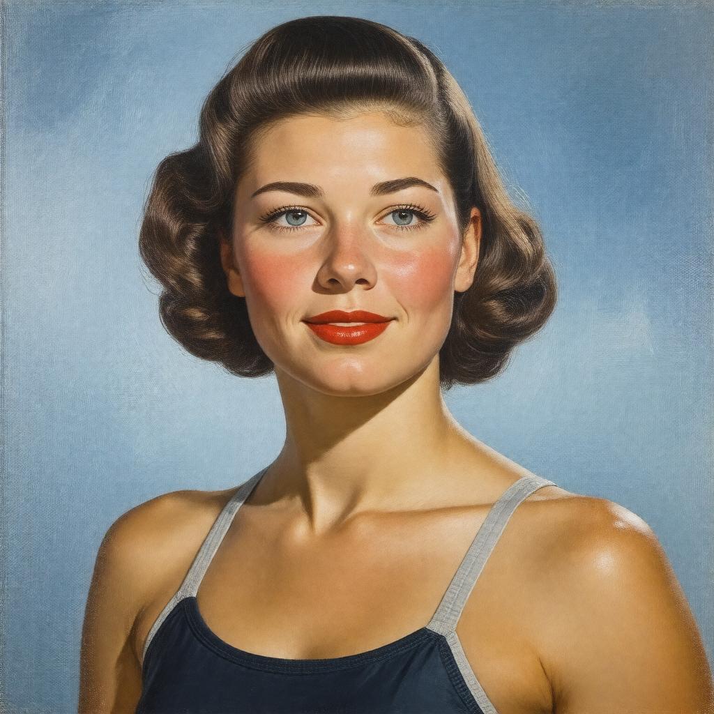 AI-created image of Doris Andrews Weir