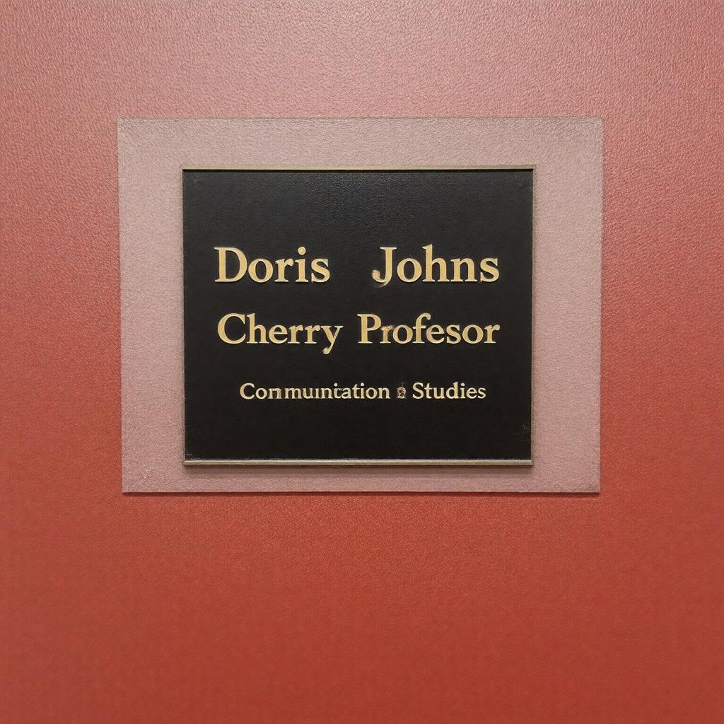 AI-created image of Doris Johns Cherry Professor