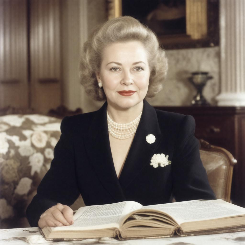 Click to view larger image AI-created image of Dorothy Hart Hearst