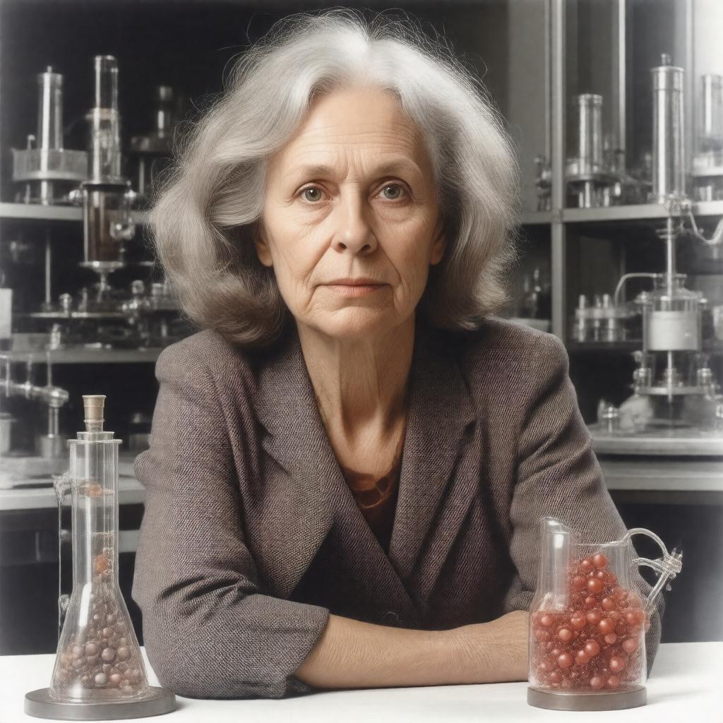 AI-created image of Dorothy Hodgkin