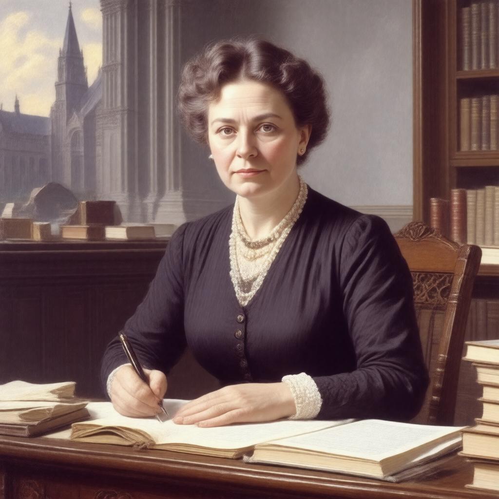 AI-created image of Dorothy L. Sayers