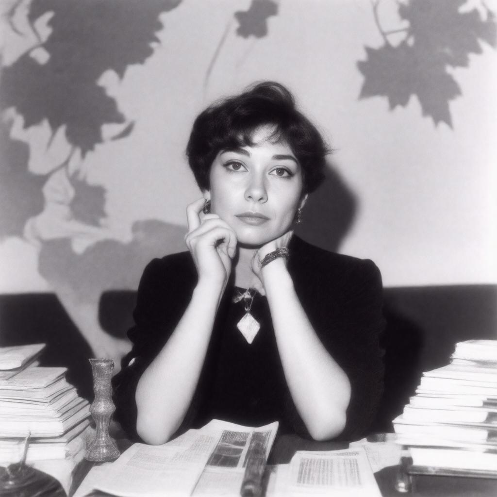 AI-created image of Dorothy Parker