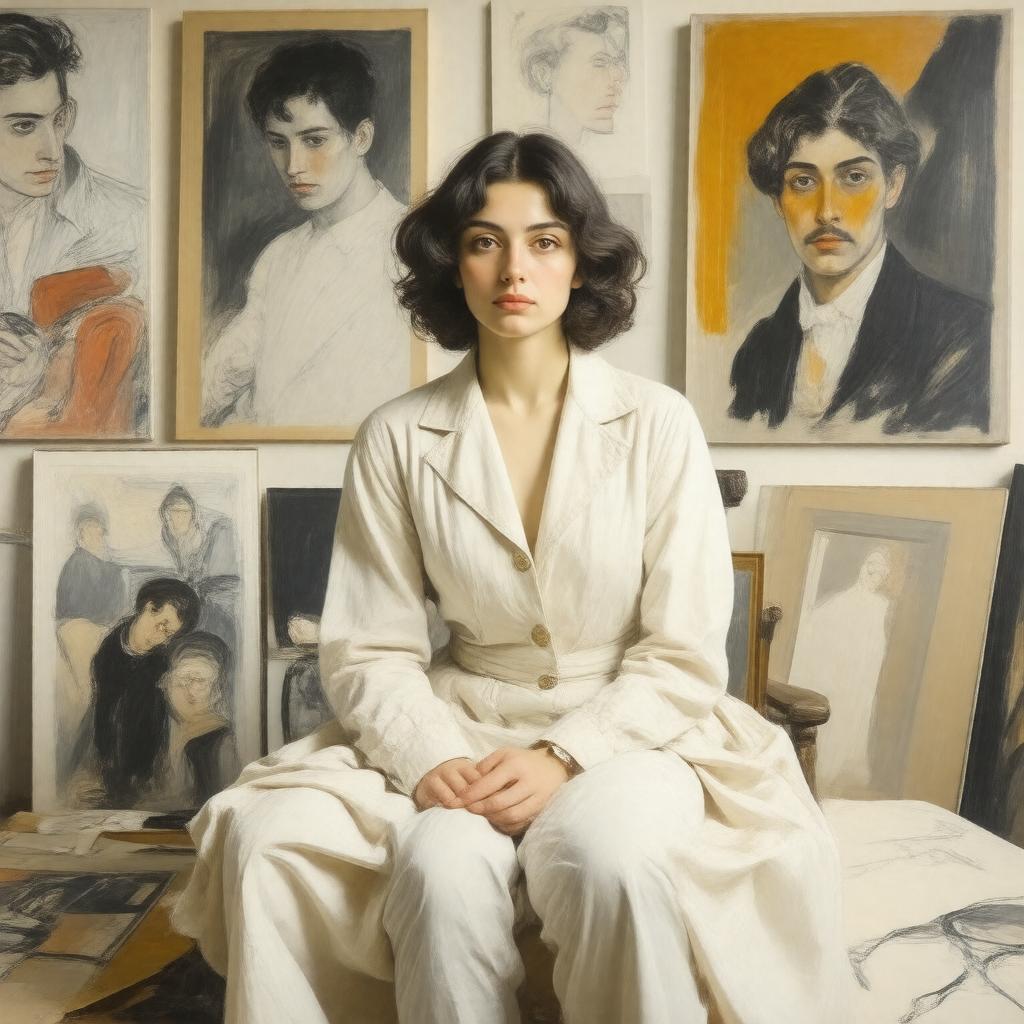 Click to view larger image AI-created image of Dorothy Shakespear