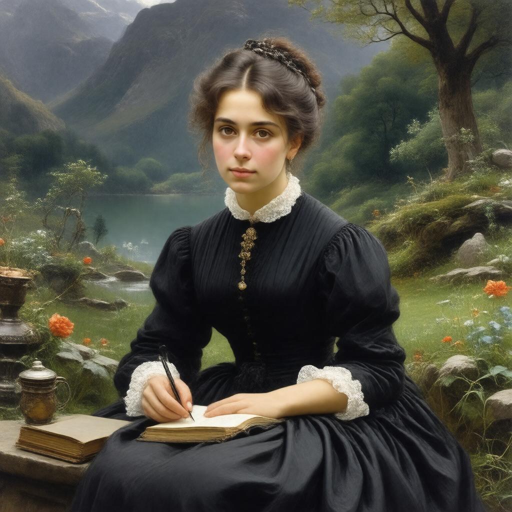 AI-created image of Dorothy Wordsworth